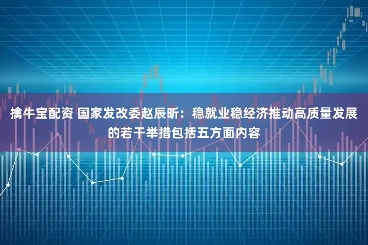 擒牛宝配资 国家发改委赵辰昕：稳就业稳经济推动高质量发展的若干举措包括五方面内容